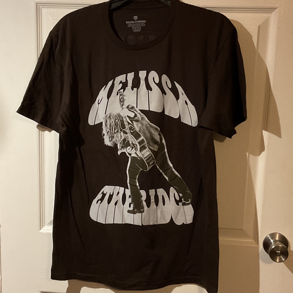 NWT Melissa Etheridge Brown Graphic Tour Tee